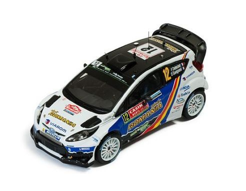 Ixo model RAM571 FORD FIESTA N.12 RETIRED MONTE CARLO 2014 F.DELECOUR-D.SAVIGNONI 1:43 Modellino