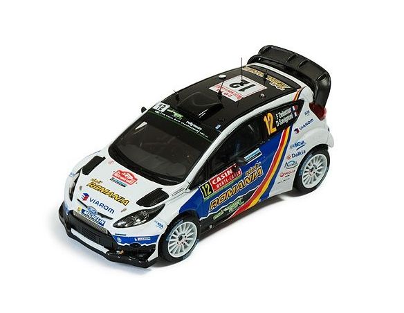 Ixo model RAM571 FORD FIESTA N.12 RETIRED MONTE CARLO 2014 F.DELECOUR-D.SAVIGNONI 1:43 Modellino