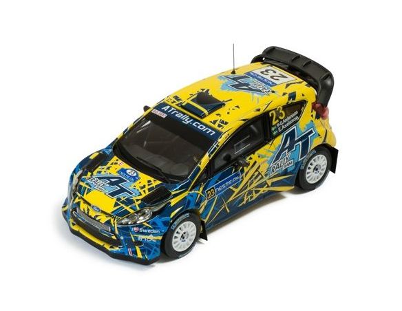Ixo model RAM552 FORD FIESTA N.23 8th FINLAND RALLY 2013 P-G.ANDERSSON-E.AXELSSON 1:43 Modellino