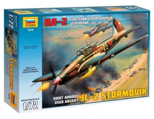 Zvezda Z7279 STORMOVIK IL-2 KIT 1:72 Modellino