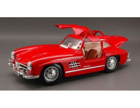 BBURAGO BU22023R MERCEDES 300 SL 1954 RED 1:24 Modellino