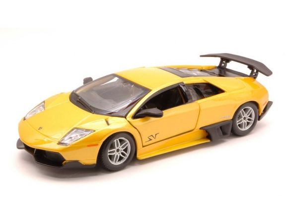 BBURAGO BU21050Y LAMBORGHINI MURCIELAGO LP670-4SV 2009 PEARL METALLIC YELLOW 1:24 Modellino