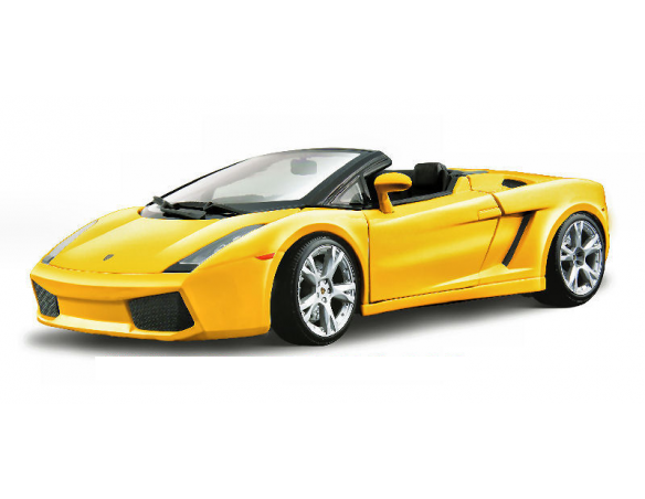 BBURAGO BU12016Y LAMBORGHINI GALLARDO SPYDER 2006 YELLOW 1:18 Modellino