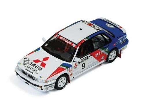 Ixo model RAC222 MITSUBISHI GALANT  N.9 WINNER 1000 LAKES 1989 BILLSTAM-ERICSSON 1:43 Modellino