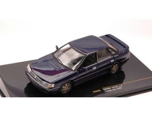 Ixo model CLC226 SUBARU LEGACY 2.0 TURBO RS 1989 BLUE 1:43 Modellino
