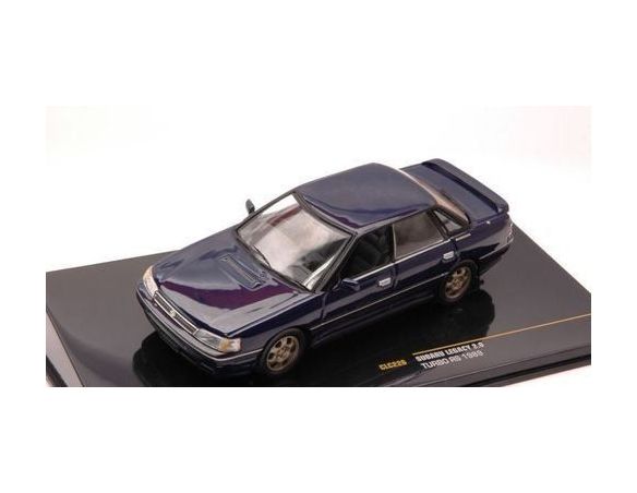 Ixo model CLC226 SUBARU LEGACY 2.0 TURBO RS 1989 BLUE 1:43 Modellino