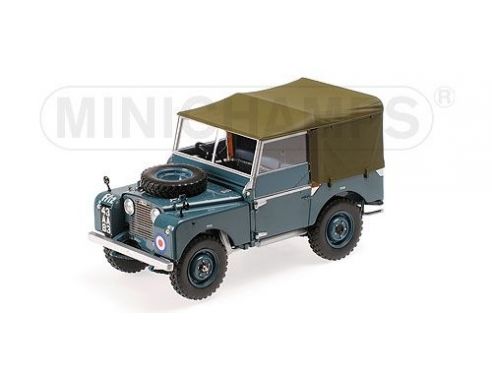 Minichamps PM150168907 LAND ROVER 1948 RAF BLUE 1:18 Modellino