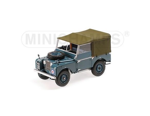 Minichamps PM150168907 LAND ROVER 1948 RAF BLUE 1:18 Modellino