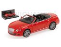 Minichamps PM436139061 BENTLEY CONTINENTAL GT SPEED CABRIO ST.JAMES 2012 RED 1:43 Modellino