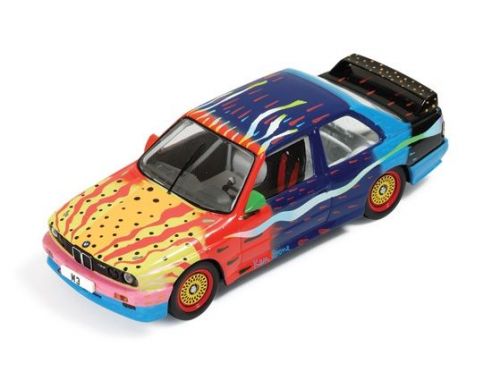 Ixo model CLC232 BMW M3 E30 ART CAR KEN DONE 1:43 Modellino