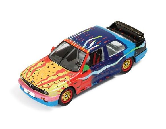 Ixo model CLC232 BMW M3 E30 ART CAR KEN DONE 1:43 Modellino