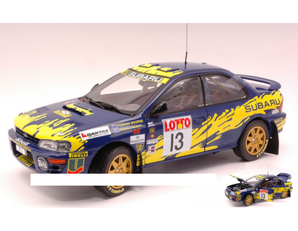 SunStar SS5505 SUBARU IMPREZA 555 N.13 8th AUSTRALIA 1996 P.BOURNE-G.VINCENT 1:18 Modellino