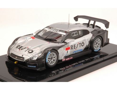 Ebbro EB44945 NISSAN GT-R N.1 SUPER GT500 2013 OKAYAMA TEST 1:43 Modellino