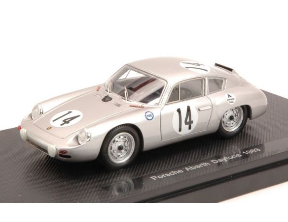 Ebbro EB45034 PORSCHE ABARTH N.14 7th (2nd CLASS) 3H DAYTONA 1963 BOB HOLBERT 1:43 Modellino
