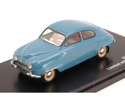 Triple 9 T9-43057 SAAB 92B 1954 LIGHT BLUE 1:43 Modellino
