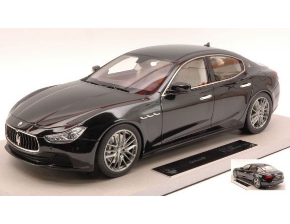 TopMarques TOP08E MASERATI GHIBLI 2013 SILK BLACK 1:18 Modellino
