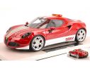 TopMarques TOP010 ALFA ROMEO 4C OFFICIAL SAFETY CAR SUPERBIKE 2014 1:18 Modellino