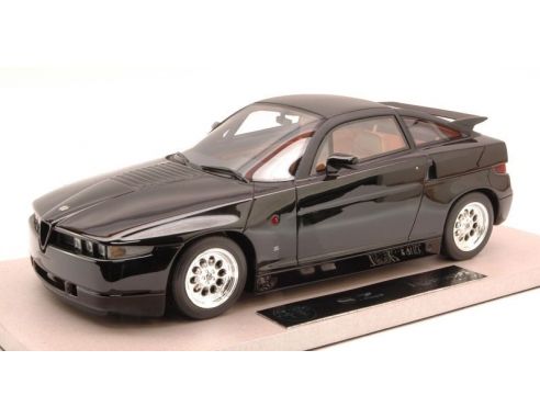 TopMarques TOP01B ALFA ROMEO SZ (SPRINT ZAGATO) ES-30 1989  BLACK 1:18 Modellino