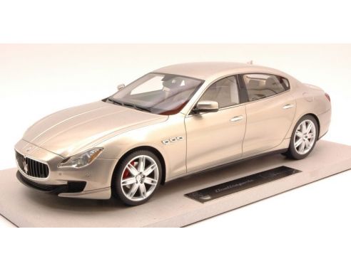 TopMarques TOP06A MASERATI QUATTROPORTE 2013 MOONSTONE LIGHT GOLD 1:18 Modellino