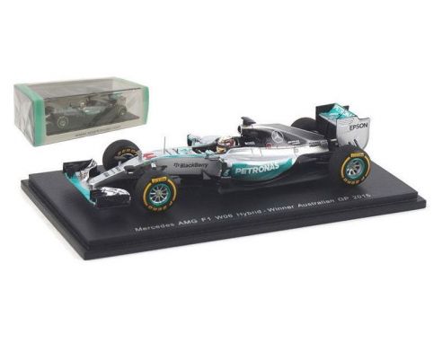 Spark Model S4600 MERCEDES F1 W06 L.HAMILTON 2015 N.44 WINNER AUSTRALIAN GP 1:43 Modellino
