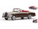SunStar SS3574 MERCEDES 220 SE CABRIOLET 1958 LIGHT BEIGE/BROWN 1:18 Modellino