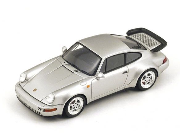 Spark Model S4475 PORSCHE 964 TURBO 3.6 1993 SILVER 1:43 Modellino