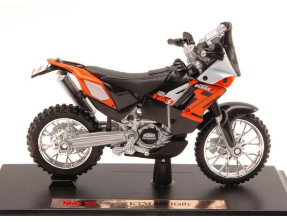 Maisto MI13067OR KTM 450 RALLY ORANGE 1:18 Modellino