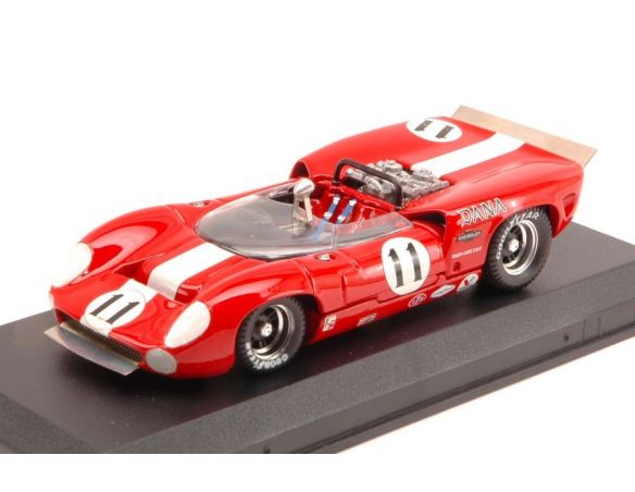 Best Model BT9587 LOLA T70 SPYDER N.11 5th CAN-AM BRIDGEHAMPTON 1967 L.MOTSCHENBACHER 1:43 Modellino