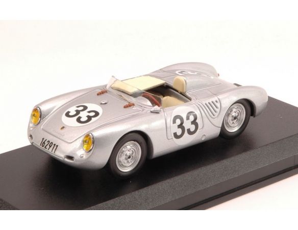 Best Model BT9586 PORSCHE 55O RS N.33 RETIRED LM 1957 LARROUSSE-VON   FRANKENBERG 1:43 Modellino