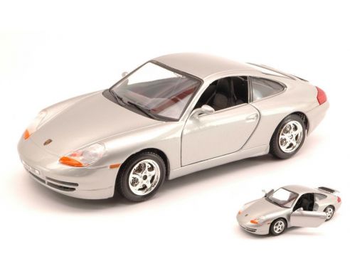 Bburago BU22081S PORSCHE 911 CARRERA 1997 SILVER 1:24 Modellino