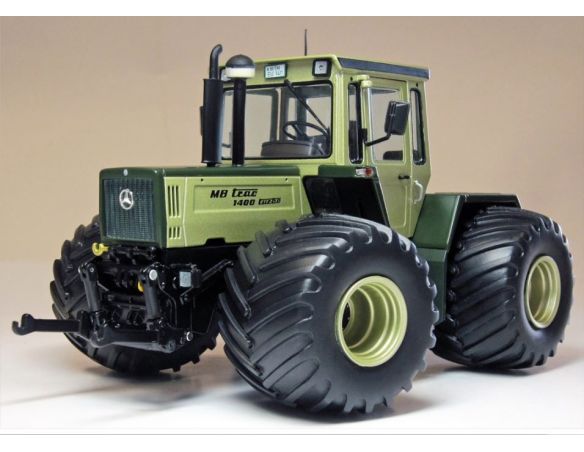 Welly WEIS1037 TRATTORE MERCEDES MB-TRAC 1400 TURBO MIT TERRAREIFEN 1987-1991 1:32 Modellino