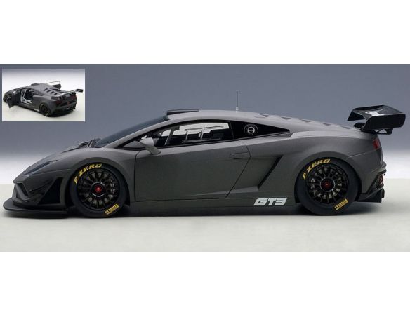 Auto Art / Gateway AA81360 LAMBORGHINI GALLARDO GT3 FL2 2013 GREY 1:18 Modellino