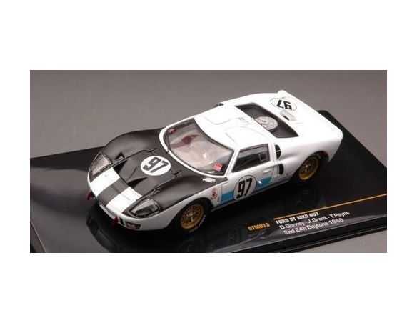 Ixo model GTM073 FORD GT MKII N.97 2nd DAYTONA 1966 1:43 Modellino
