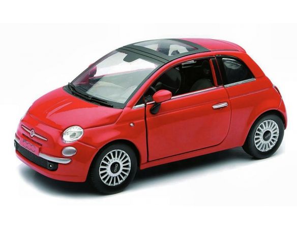 New Ray NY71016R FIAT NUOVA 500 2007 RED 1:24 Modellino