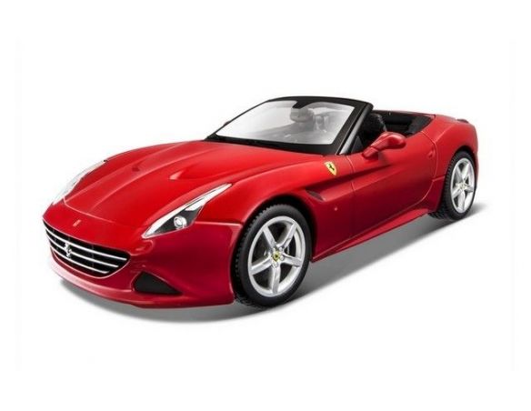 BBURAGO BU16007R FERRARI CALIFORNIA T (OPEN TOP) 2014 RED 1:18 Modellino