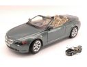 Maisto MI31111GM BMW 645 CI CONVERTIBLE 2004 GREY METALLIC 1:18 Modellino
