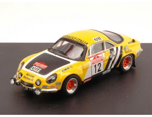 Trofeu TF0833 ALPINE RENAULT A110 N.12 RETIRED SANREMO 1975 J.P.NICOLAS-V.LAVERNE 1:43 Modellino