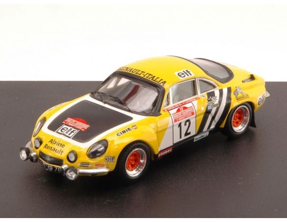 Trofeu TF0833 ALPINE RENAULT A110 N.12 RETIRED SANREMO 1975 J.P.NICOLAS-V.LAVERNE 1:43 Modellino