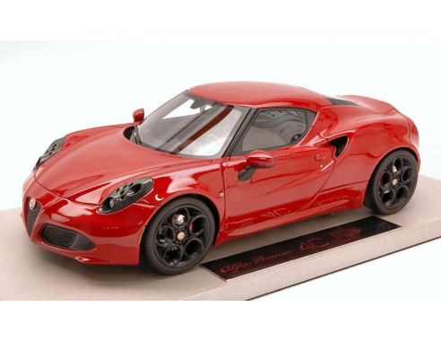 TopMarques TOP3A ALFA ROMEO 4C 2013 RED 1:18 Modellino