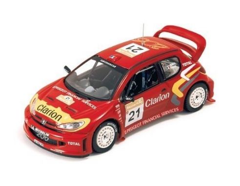Ixo model RAM110 PEUGEOT 206 N.21 TURKEY 2003 1:43 Modellino