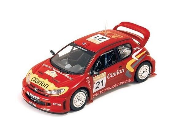 Ixo model RAM110 PEUGEOT 206 N.21 TURKEY 2003 1:43 Modellino