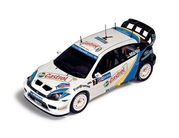 Ixo model RAM140 FORD FOCUS RS N.7 MEXICO'04 1/43 Modellino