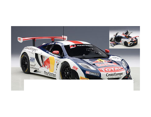 AUTOART AA81342 MC LAREN 12C GT3 N.9 FIA GT 2013 S.LOEB-A.PARENTE 1:18 Modellino