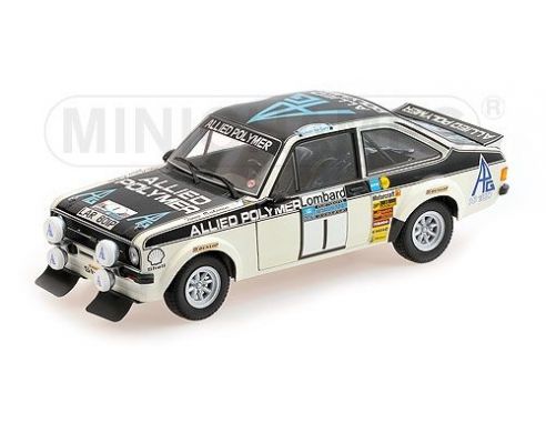 Minichamps PM100758401 FORD ESCORT II RS1800 N.1 WINNER RAC RALLY 1975 T.MAKINEN-H.LIDDON 1:18 Modellino