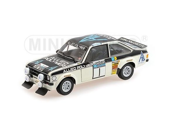 Minichamps PM100758401 FORD ESCORT II RS1800 N.1 WINNER RAC RALLY 1975 T.MAKINEN-H.LIDDON 1:18 Modellino