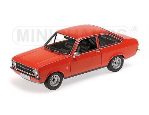 Minichamps PM150084100 FORD ESCORT II 1975 ORANGE 1:18 Modellino