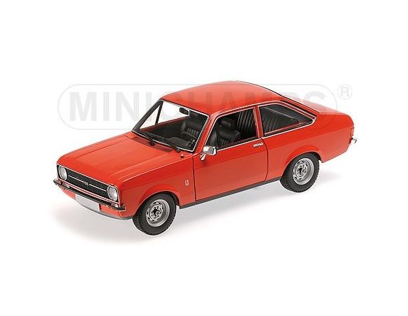 Minichamps PM150084100 FORD ESCORT II 1975 ORANGE 1:18 Modellino