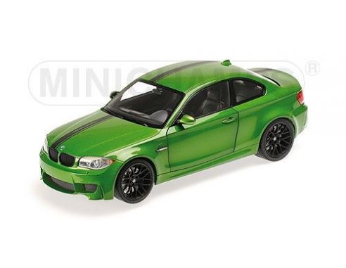 Minichamps PM110020024 BMW 1ER M COUPE' 2011 GREEN 1:18 Modellino