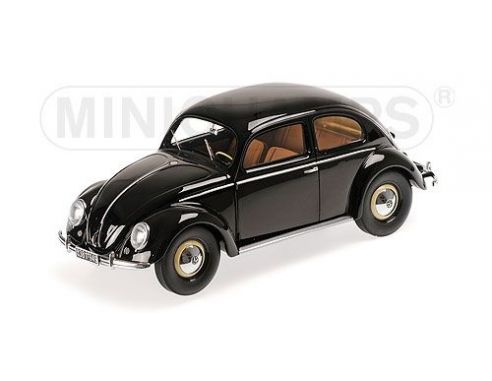 Minichamps PM107054001 VW 1200 1949 BLACK 1:18 Modellino