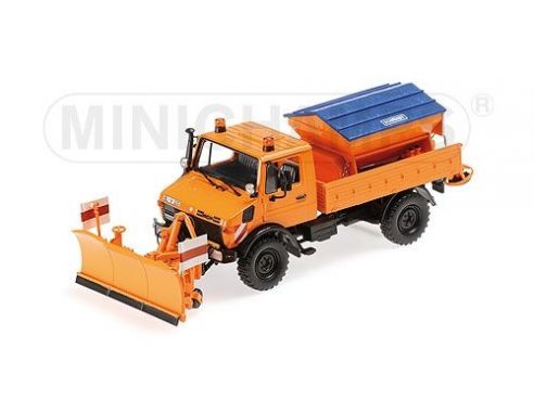 Minichamps PM439033060 MERCEDES UNIMOG 1300 L WINTER VERS.1:43 Modellino